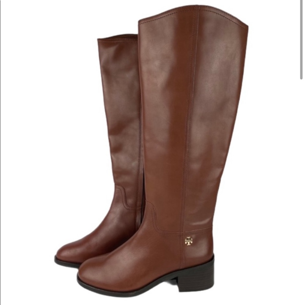 Tory Burch Fulton Leather Boot 9.5